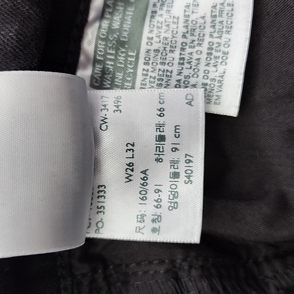 Levi's 721 Women's High Rise Skinny Black Denim Jeans Stretch Frayed Hem Size 26 - Picture 11 of 15